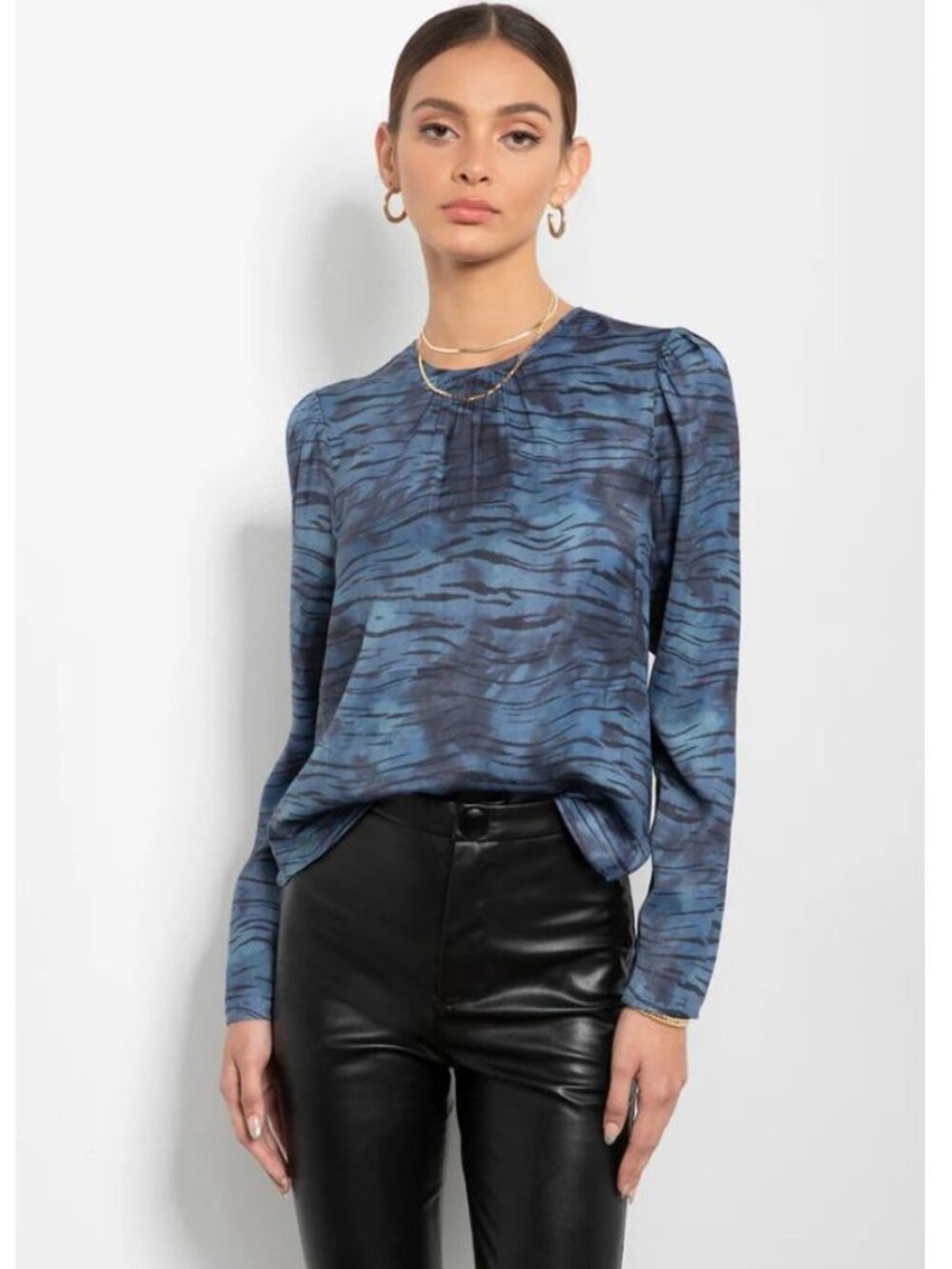 NWT TART COLLECTIONS Charise Top in‎ "Twilight Zebra" Size XS